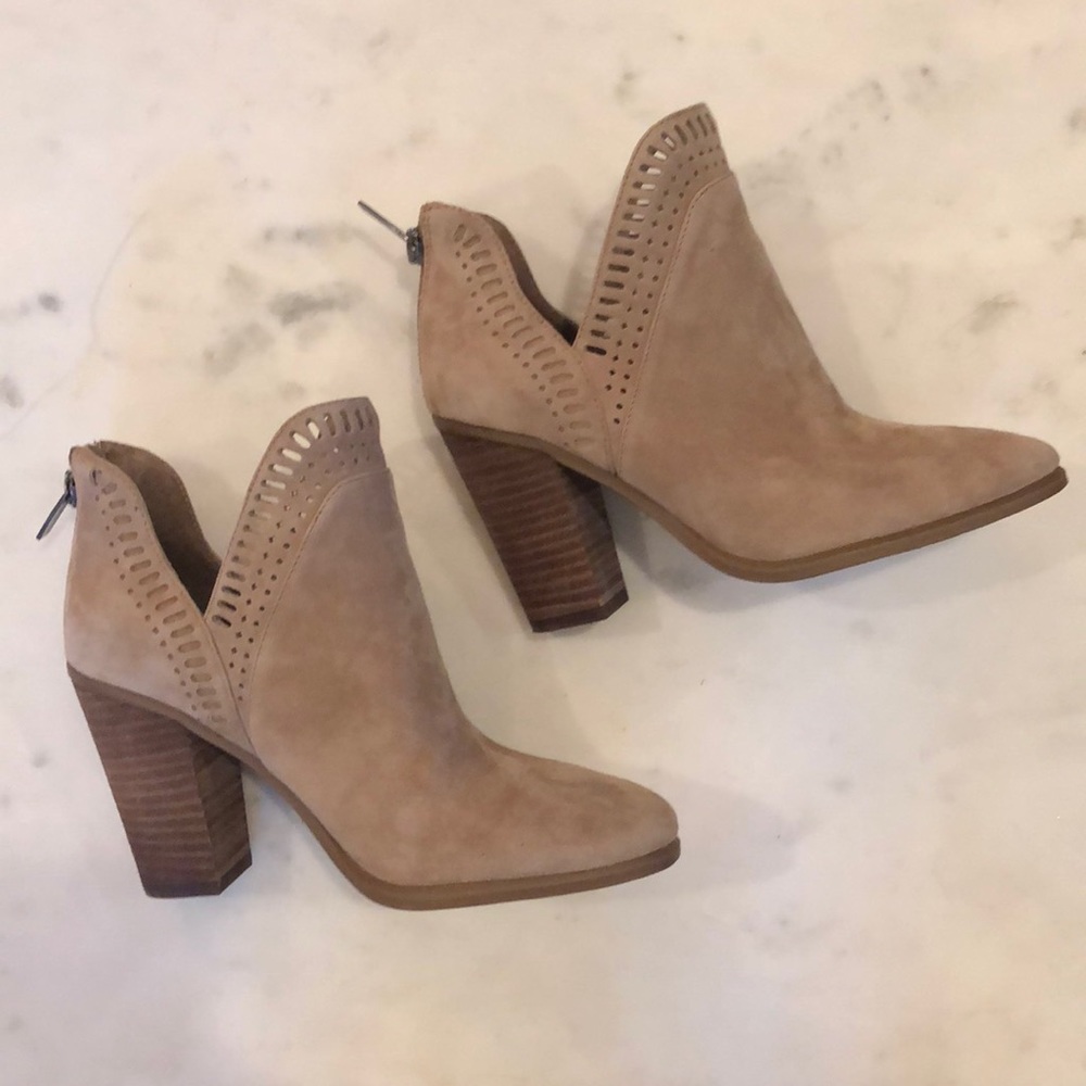 Taupe Vince Camuto booties
